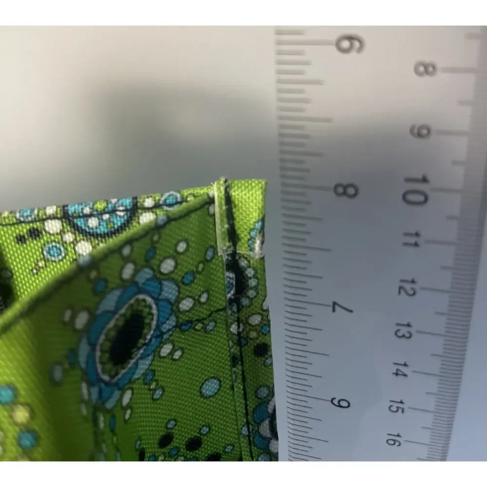Thirty-One All-In Organizer Medallion Medley Green Tote NWOT 12x8x6.5